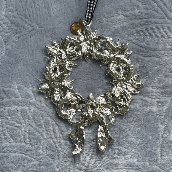 MacKenzie-Childs Silent Night Wreath Ornament -NEW - Picture 7 of 16